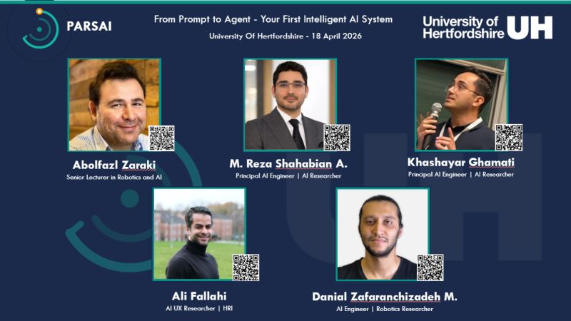 Speakers — From Prompt to Agent, PARSAI × University of Hertfordshire